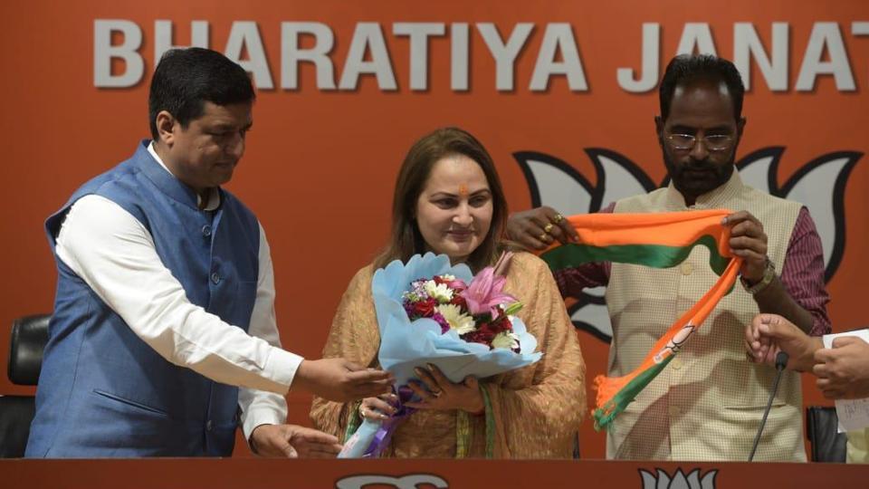 Actor-turned-politician Jaya Prada joins BJP