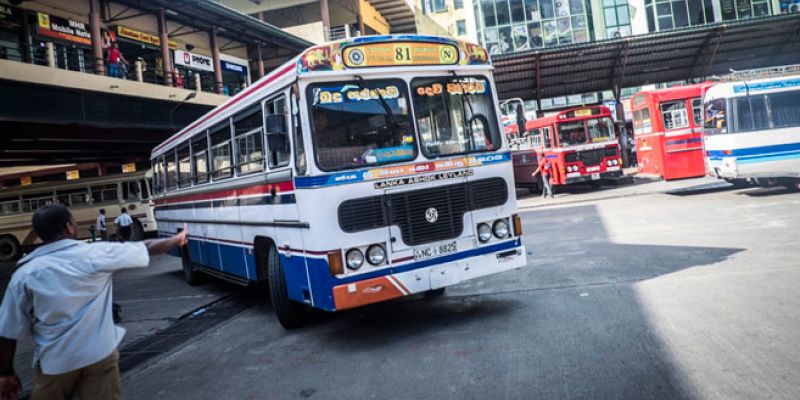 Limited number of private buses in service today