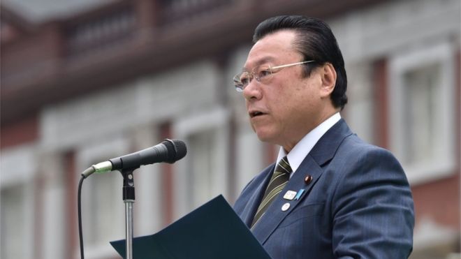 Japan’s Yoshitaka Sakurada resigns as Olympics minister