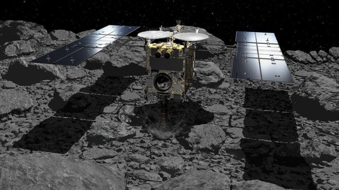 Hayabusa-2: Japanese probe likely to have ‘bombed’ an asteroid