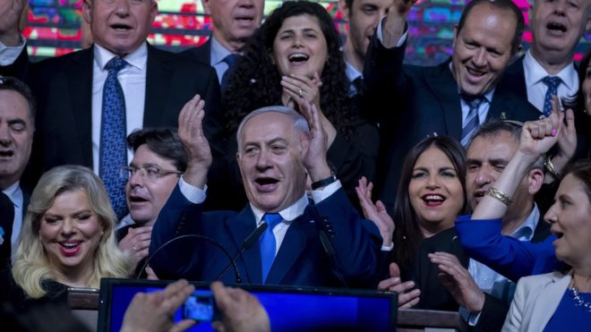 Israel election: Netanyahu and Gantz on course for dead heat