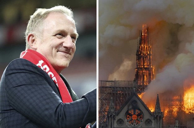 French billionaire pledged 100 million Euros to help rebuild the Notre Dame Cathedral