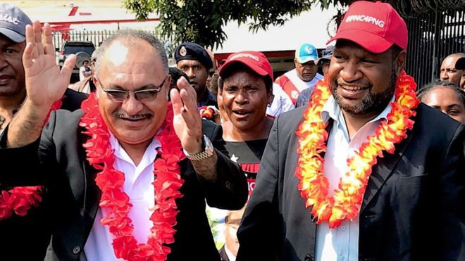 Papua New Guinea chooses James Marape as new prime minister