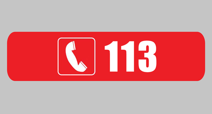Public advised to dial 113 for any emergency Public advised to dial 113 for any emergency