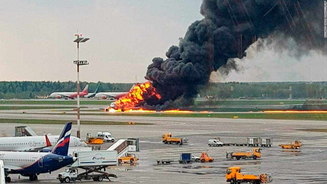 Moscow plane fire: 41 killed on Aeroflot jet