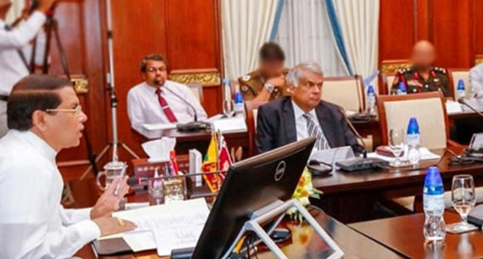 No weekly Cabinet meeting today ?