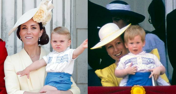 Prince Louis wears Prince Harry’s childhood outfit