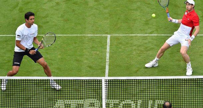Murray suffers first defeat since comeback in Eastbourne doubles Murray suffers first defeat since comeback in Eastbourne doubles