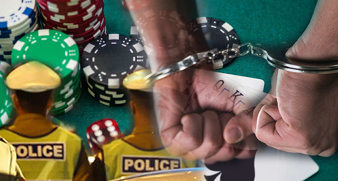 Suspect nabbed for assaulting two cops raiding a gambling den