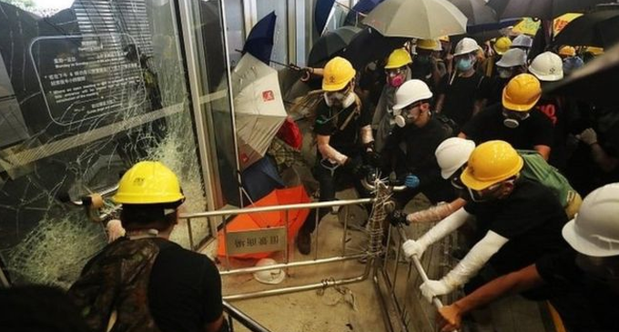 Hong Kong protests: China tells UK not to interfere in ‘domestic affairs’