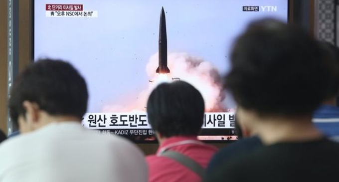 North Korea fires ‘new short-range missile’ into sea, S Korea says