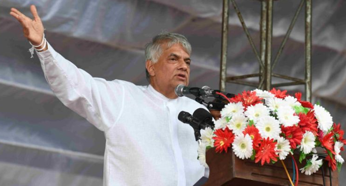 Will give concessions: Ranil pledges in Athurugiriya
