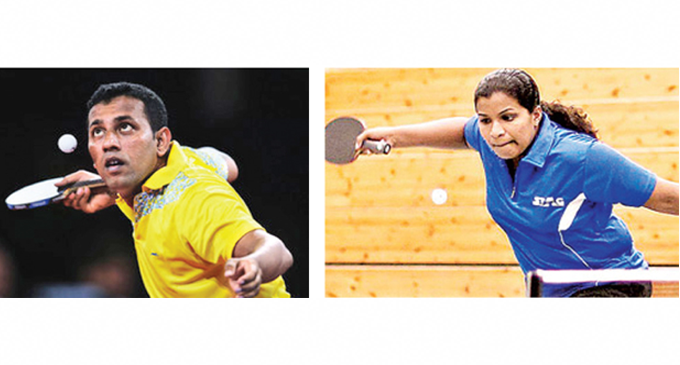 Sirisena and Madurangi to lead SL at Commonwealth TT Championship Sirisena and Madurangi to lead SL at Commonwealth TT Championship