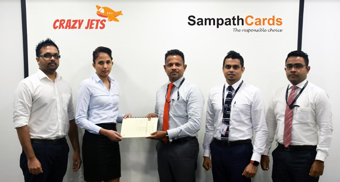 Crazy Jets brings in Miles on the Fly™ for Sampath Credit Cardholders Crazy Jets brings in Miles on the Fly™ for Sampath Credit Cardholders