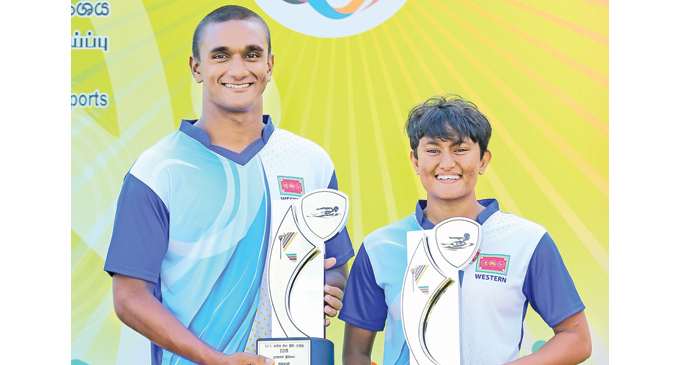 Ramudi, D. A. Peiris best swimmers at NSF Ramudi, D. A. Peiris best swimmers at NSF