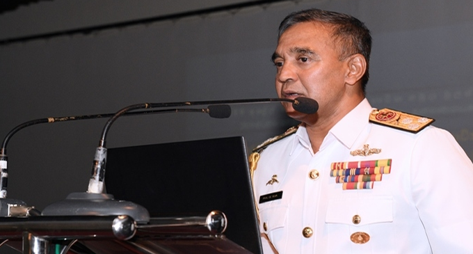 Navy Chief promoted to the rank of Admiral
