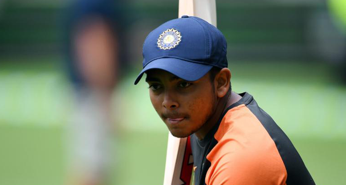 Prithvi Shaw suspended from cricket after doping violation