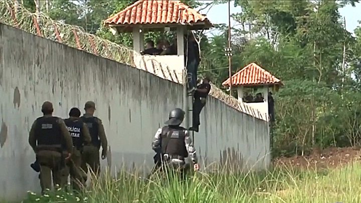 Brazil jail riot leaves at least 57 dead
