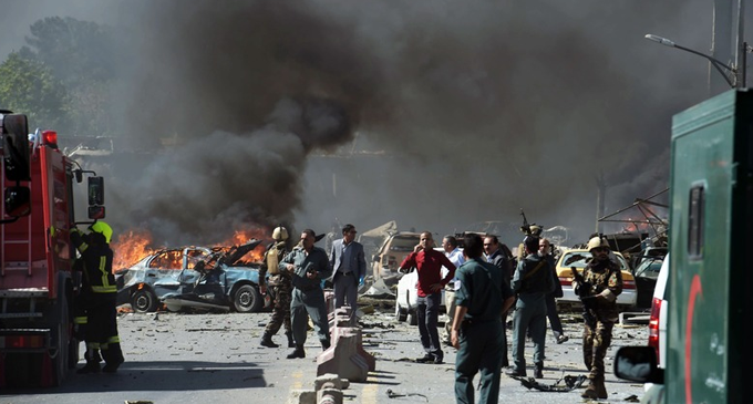 Dozens wounded as large explosion rocks Kabul