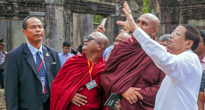 President attends several Buddhist religious programmes in Cambodia