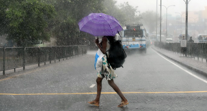 Prevailing showers expected to continue – Met. Dept. forecasts