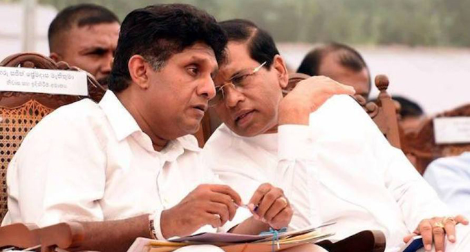 President and Sajith meet for talks