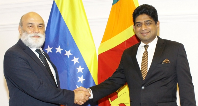 Sri Lanka and Venezuela Agree to Forge Closer Bilateral Ties – [IMAGE]