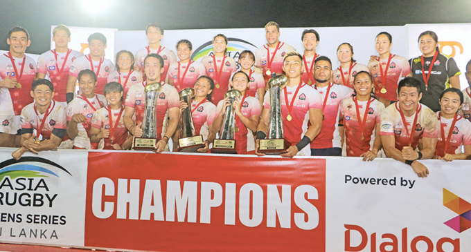 Double triumph for Japan at Asia Sevens final leg