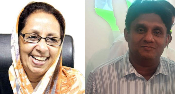 Ferial Ashraff extends support to Premadasa? Ferial Ashraff extends support to Premadasa?