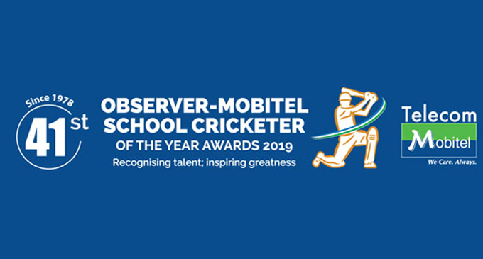 Observer-Mobitel Schoolboy Cricketer Awards show on Sept. 20 Observer-Mobitel Schoolboy Cricketer Awards show on Sept. 20