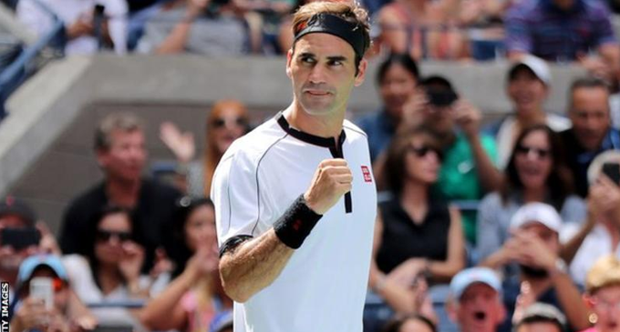 Roger Federer beats David Goffin to reach US Open quarter-finals Roger Federer beats David Goffin to reach US Open quarter-finals