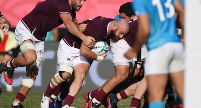 Powerful Georgia slay giant-killers Uruguay at Rugby World Cup Powerful Georgia slay giant-killers Uruguay at Rugby World Cup
