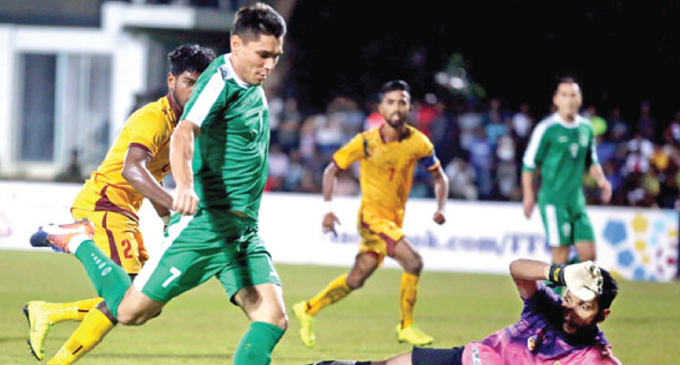 Turkmenistan sink Sri Lanka in World Cup qualifier