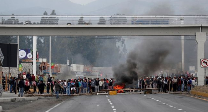Ecuador protests: Indigenous groups block highways as protests continue