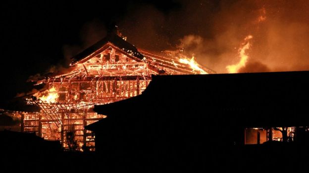 Shuri Castle: Fire engulfs 500-year-old world heritage site in Japan – [PHOTOS]