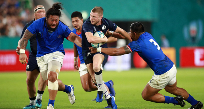 Scotland keep Rugby World Cup hopes alive with bonus-point Samoa win