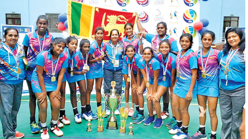 Lankan netballers clinch South Asian Under 16 title