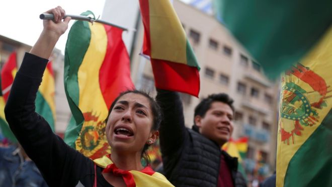 Bolivian President Evo Morales resigns amid fraud poll protests