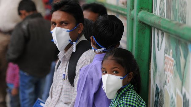 Millions of masks distributed to students in ‘gas chamber’ Delhi
