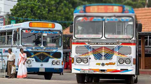 Private bus strike on Nuwara Eliya – Thalawakele main road