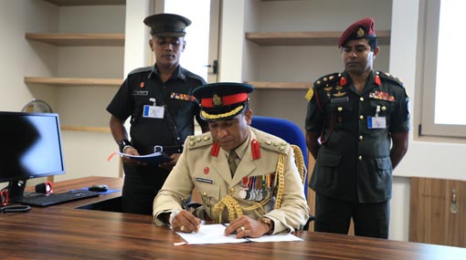 New Military Spokesman assumes office