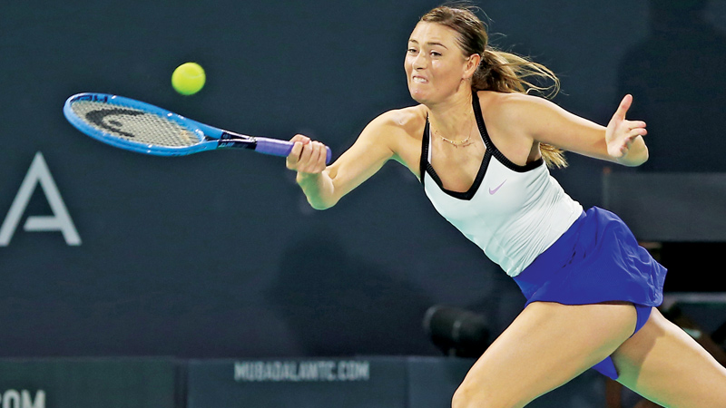 Sharapova still has ‘fire and motivation’ despite 2019 misery Sharapova still has ‘fire and motivation’ despite 2019 misery