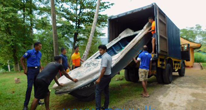 Navy relief teams stand at ready to respond to eventualities of inclement weather