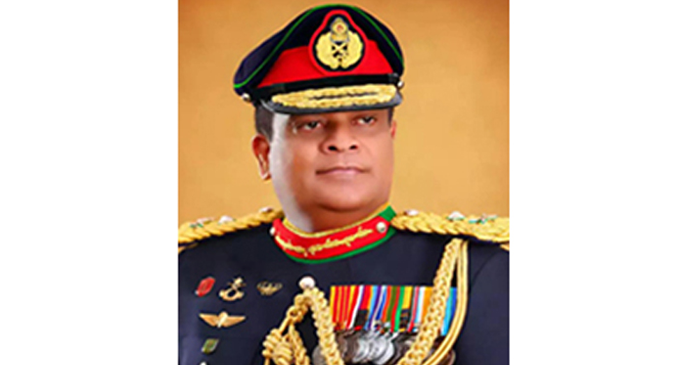 Shavendra Silva appointed Acting CDS