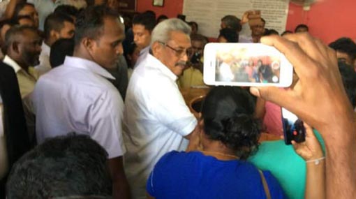 President Gotabaya Rajapakse in inspection tour at RMV