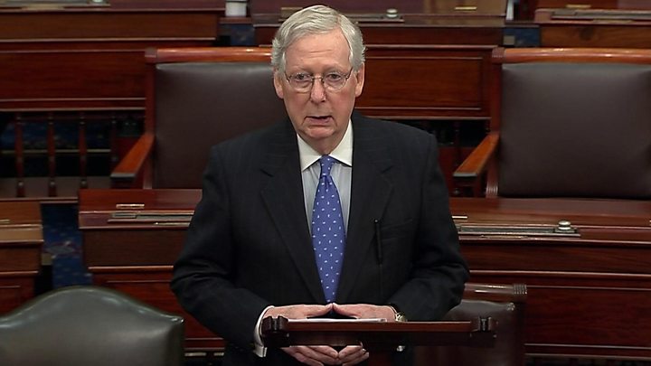 Trump impeachment: ‘Toxic’ move driven by ‘partisan rage’, McConnell says