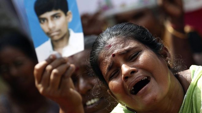 Sri Lanka civil war: Rajapaksa says thousands missing are dead