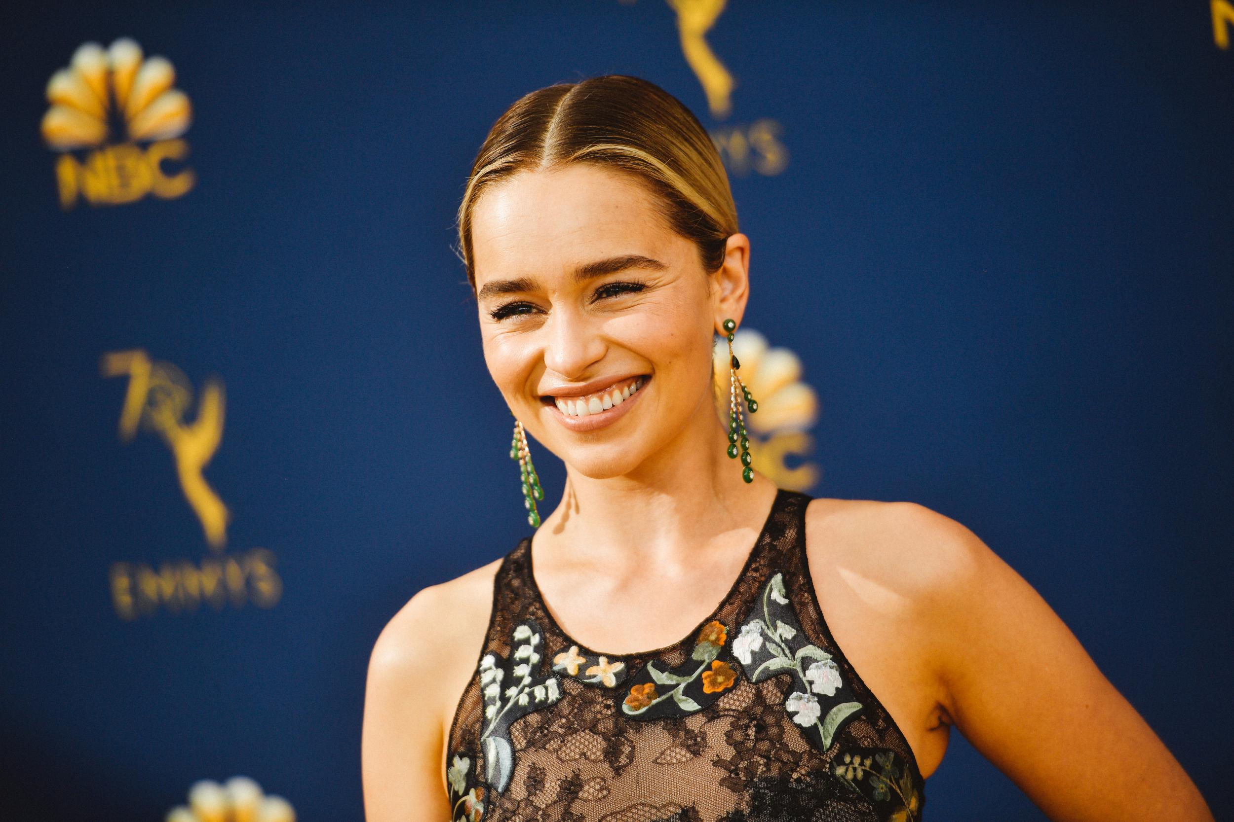 Emilia Clarke, the face of Clinique