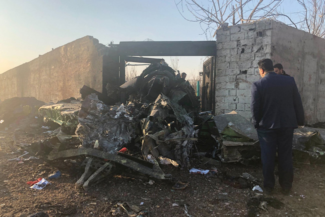 All on board Ukrainian plane killed, Iranian official says