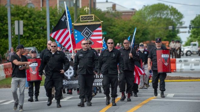 US white supremacist propaganda incidents ‘rose by 120% in 2019’